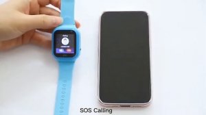 Детские смарт часы с сим-картой голубой