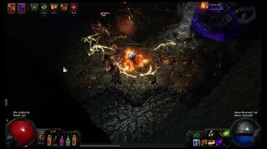 path of exile 2.1 / 77 Necropolis 2boss, 40% lower regen / lvl 87 caustic arrow