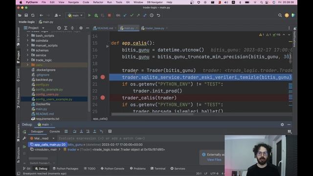 Python script PyCharm ile nasıl debug edilir | Bizim botu kendin nasıl çlaıştırırsın | #34 смотреть онлайн