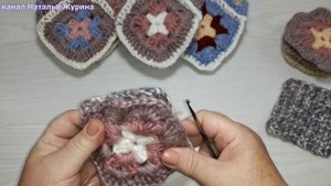 Вяжем красивые домашние тапочки для всей семьи из остатков пряжи. От скуки на все руки. Рукоделие.