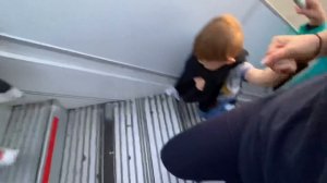 Посадка в самолет. Красивый закат ?