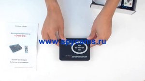 Комплектация одноканального видеорегистратора DVR-01