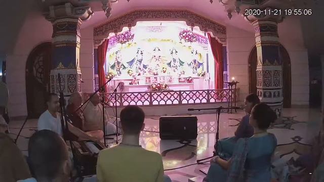 21.11 Дамодараштака и вечерний Киртан. смотреть онлайн