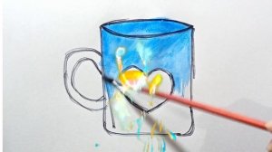 How To Draw A Cup For Kids/Рисование Чашка Для Детей/Bolalar Uchun Chashka chizish