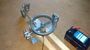 Gyrocar #1 (gyroscope stabilized 2-wheeled toy)