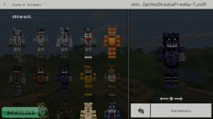 ?SkinPack? Five Nights at Freddy's Minecraft ?BE v1.9x-v1.12x | FNaF SkinPack MCPE?