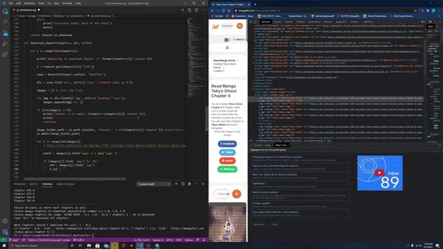Let's Code: Manga Extractor | Python Coding Tutorial | Part 3 - Manga Chapter Downloading