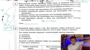 Искусственный спутник обращается вокруг Земли по вытянутой эллиптической орбите. В некоторый - №