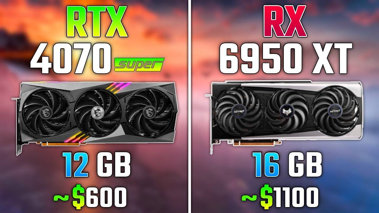 RTX 4070 SUPER - RX 6950 XT | i9 13900k | 7 игр | 2160p (4K) смотреть онлайн