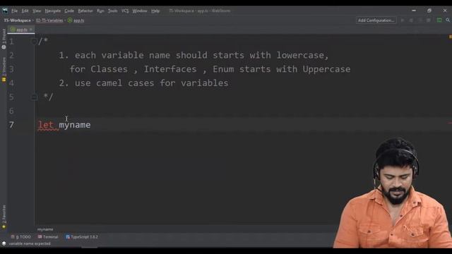 07 Variable Declaration in TypeScript | UiBrains | NAVEEN SAGGAM | Comeplete TypeScript Tutorial смотреть онлайн