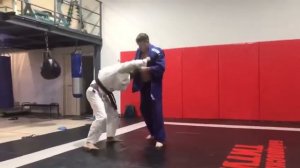 Чёткая подсечка ММА против  дзюдо!!