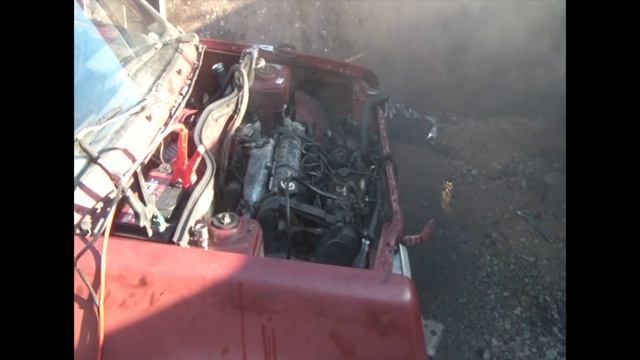 renault express 1l6D 1989 avec le moteur du renault scenic 1l9TD 1998 смотреть онлайн