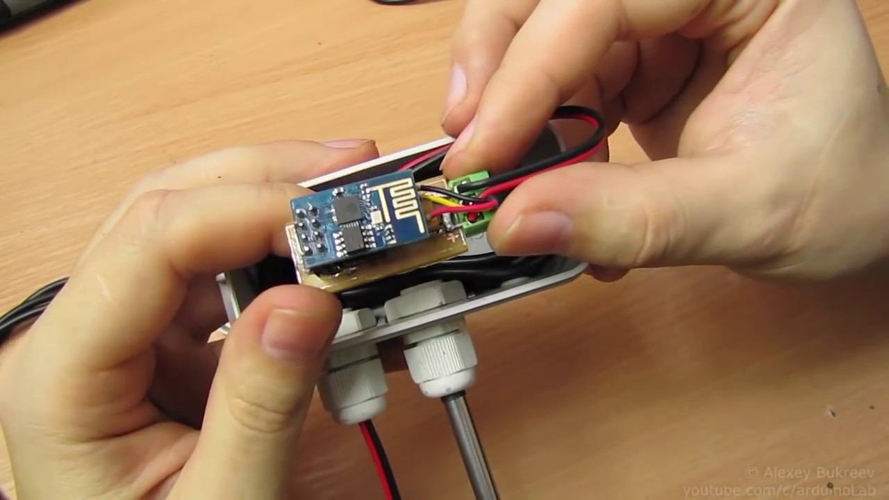 Датчик температуры для narodmon.ru на ESP8266, итог
