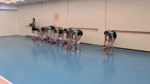 Волейбол обучение. Девушки. Тренировка. Часть 3