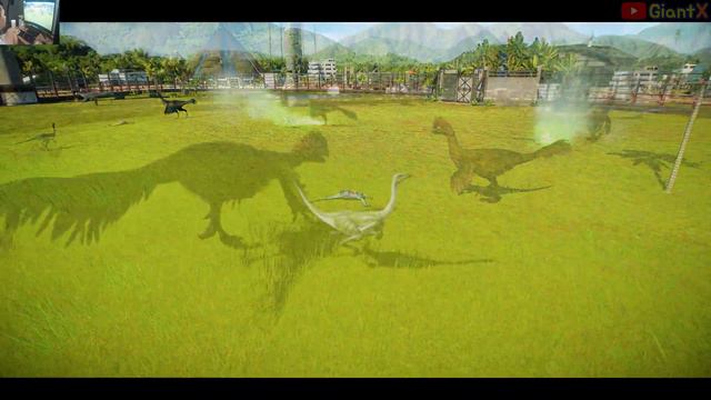 NEW UPDATE GIGANTORAPTOR BRUTAL PREDATOR ALL ANIMATIONS  | Jurassic World Evolution 2