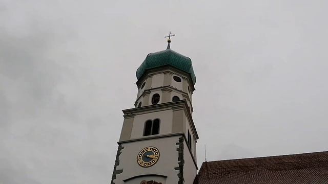 Wasserburg st. Georg. Храм Георгий Победоносец 🐴🗡️🐲 и Петушок на золотой луковице 🐓 смотреть онлайн