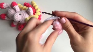 Маленькая единорожка крючком. Подробный мастер-класс. Часть 1