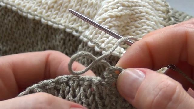 ЗАКРЫТИЕ РЕЗИНКИ ЭЛАСТИЧНЫМ СПОСОБОМ. КАК ВЯЗАТЬ ПОСЛЕДНИЙ РЯД СПИЦАМИ. смотреть онлайн