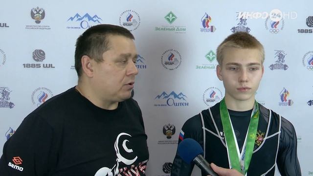 Станислав Сармачев – серебряный призер Первенства России по тяжелой атлетике. (2023-11-13) смотреть онлайн