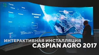 Интерактивная инсталляция Caspian Agro 2017 | Инновационный стенд