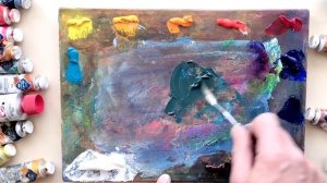 Уроки по масляной живописи для начинающих. Как смешивать краски? Преимущества скупой палитры.