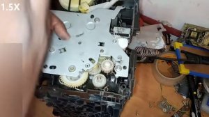 Brother DCP 1510 Laser MF printer disassembly procedure, Part-2