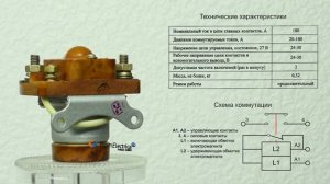 Авиационный контактор времен СССР