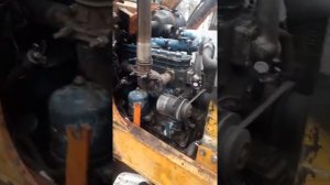 Мтз на экскаватор погрузчике fiat Hitachi.