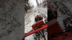 Видео запресщено ва всем Мире.  Ножное сцепление с сабакай на мотоблоке с прицепом.