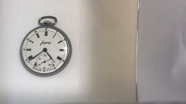 Карманные часы Молния СССР 18 камней тонкие смотреть онлайн