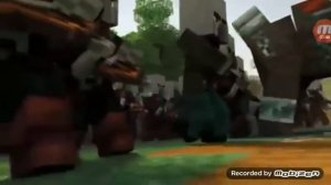 Майнкрафт но рейд на деревню