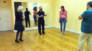 Первый базовый шаг Касино. Не Сальса! Paso Basico Son. Танец Касино - базовый уровень.