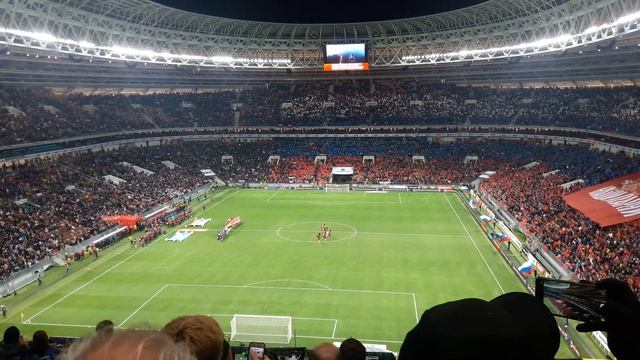 Гимн России на матче РОССИЯ-ШОТЛАНДИЯ 10.10.2019/Anthem of Russia смотреть онлайн