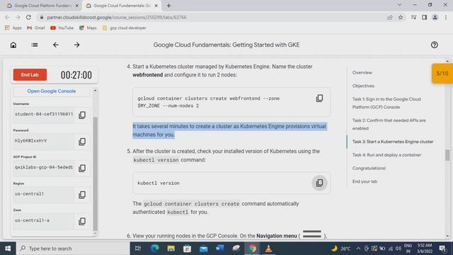 Working With Google Kubernetes Engine смотреть онлайн