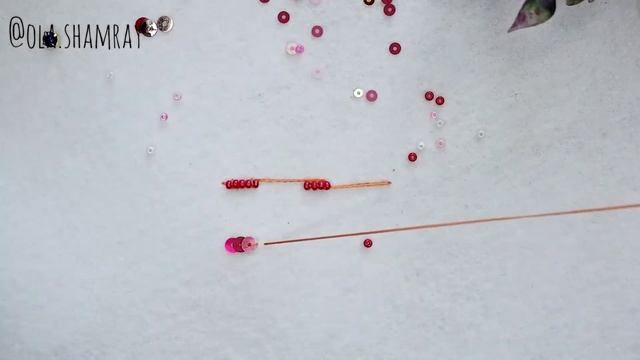 Ровно и Просто пришить бисер и пайетки. Как пришить пайетки?