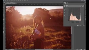 Цветокоррекция закатной фотографии. Color Grading Curves