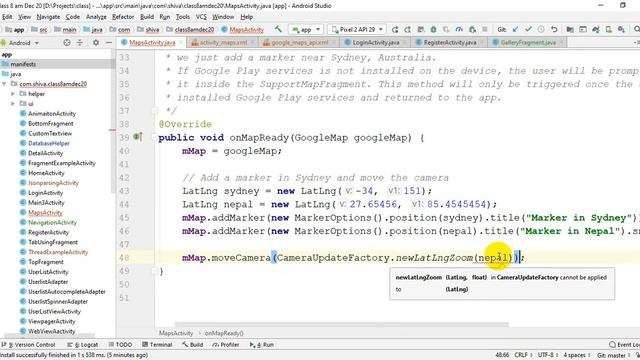 Google Map continue |Android tutorial (in nepali 2020)|#part_37 смотреть онлайн