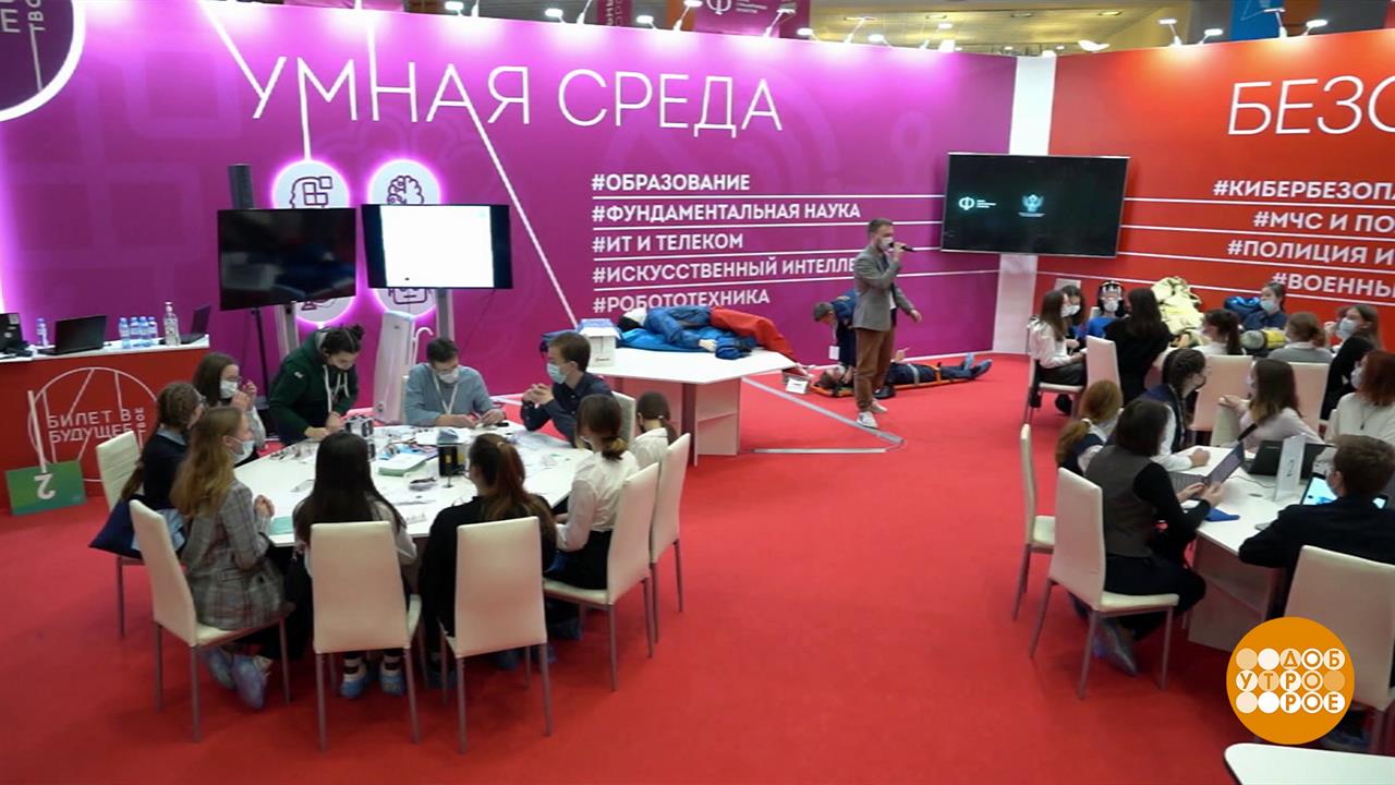 Образование. Билет в будущее. Доброе утро. Фрагмент выпуска от 15.11.2021
