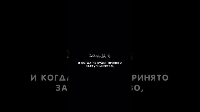 Чтение Корана• Сура: Аль-Бакара (2)• Аят: 48• Чтец: Мансур ас-Самими #коран #ислам #напоминание