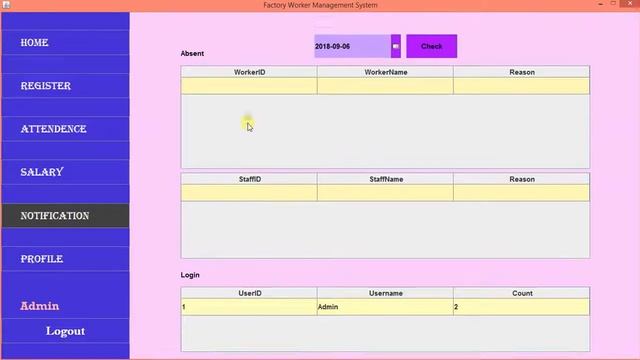 Factory Management System in java смотреть онлайн
