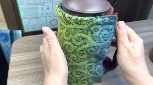 Грелка для френч пресса вязаная из шерсти.