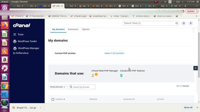 Drupal 10  install  on cpanel  step by step