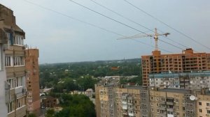 Донецк — Замедленный полёт снаряда со стороны Авдеевки   21 07 2015 год