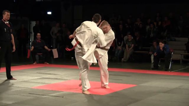 ShinKyokushin Karate Dutch open 2012 - Paul Florin (Roemenia) vs Johanson (Sweden) смотреть онлайн