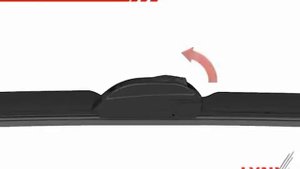 Установка щетки стеклоочистителя, крепление Hook