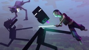 Miss Delight напала на девочку и хотела забрать кошку! CatNap спас девочку! Попали в MINECRAFT!