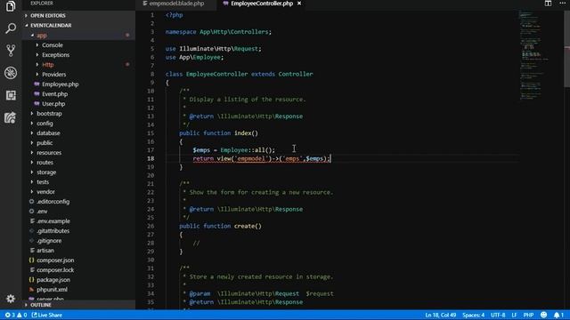 Laravel CRUD: Bootstrap Modal: Fetch Data in Table (POP UP Modal) смотреть онлайн