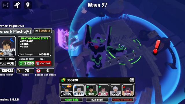 Berserk Mecha Showcase OP UNIT! | Anime World Tower Defense смотреть онлайн