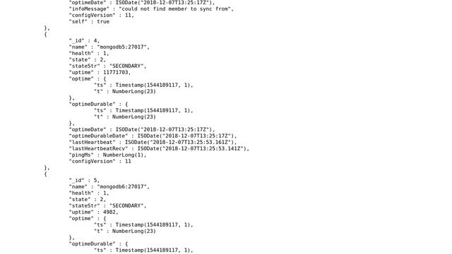 Databases: mongodb replica set No Election of Primary with 6 of 7 Nodes UP смотреть онлайн