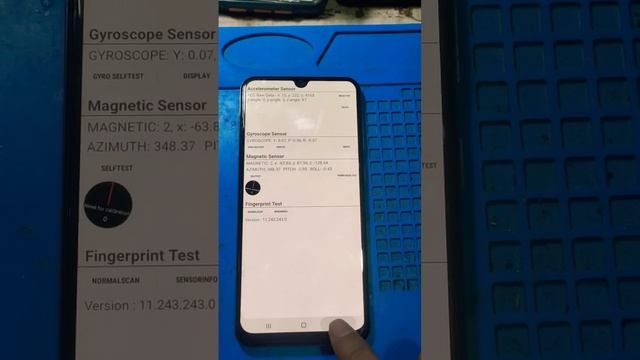 How to Test Fingerprint Sensor in SAMSUNG #fingerprint_lock #fingerprintsensor #shotvideo